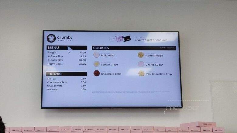 Crumbl Cookies - La Habra, CA menu_pic