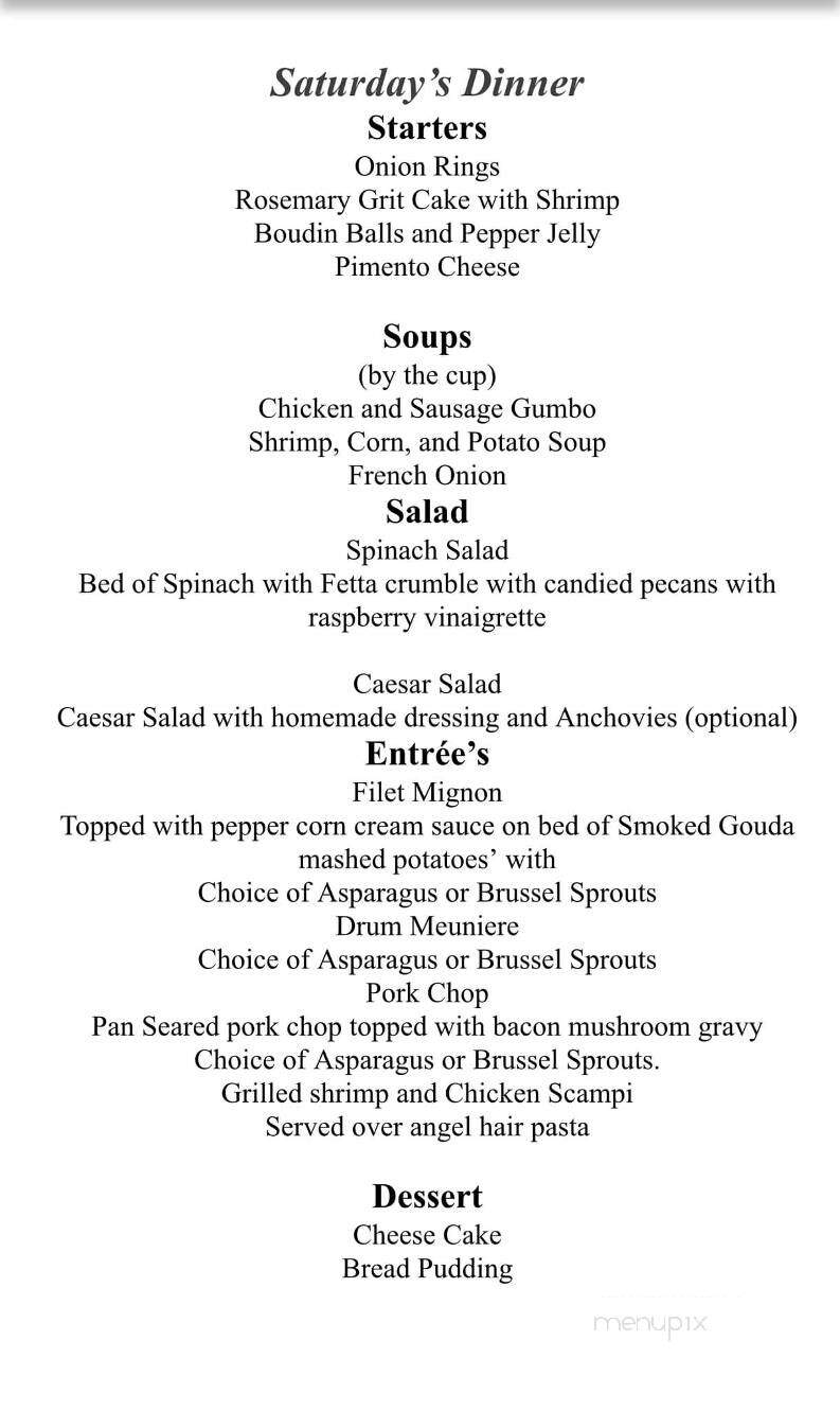 Le Soul - Hazlehurst, MS menu_pic