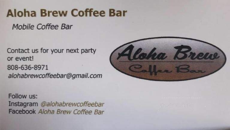 Aloha Brew Coffee Bar - Ewa Beach, HI