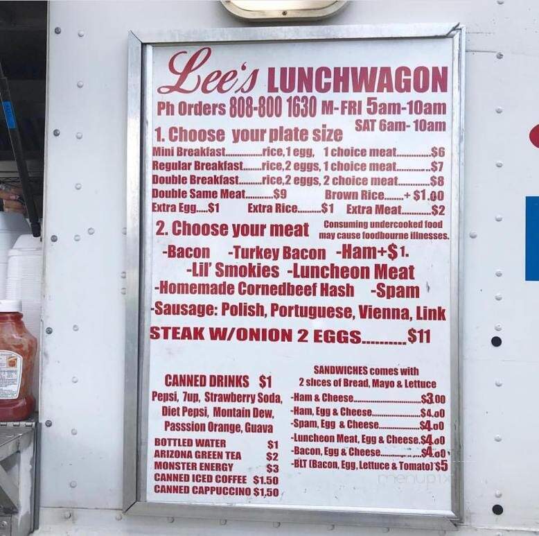 Aloha Brew Coffee Bar - Ewa Beach, HI menu_pic
