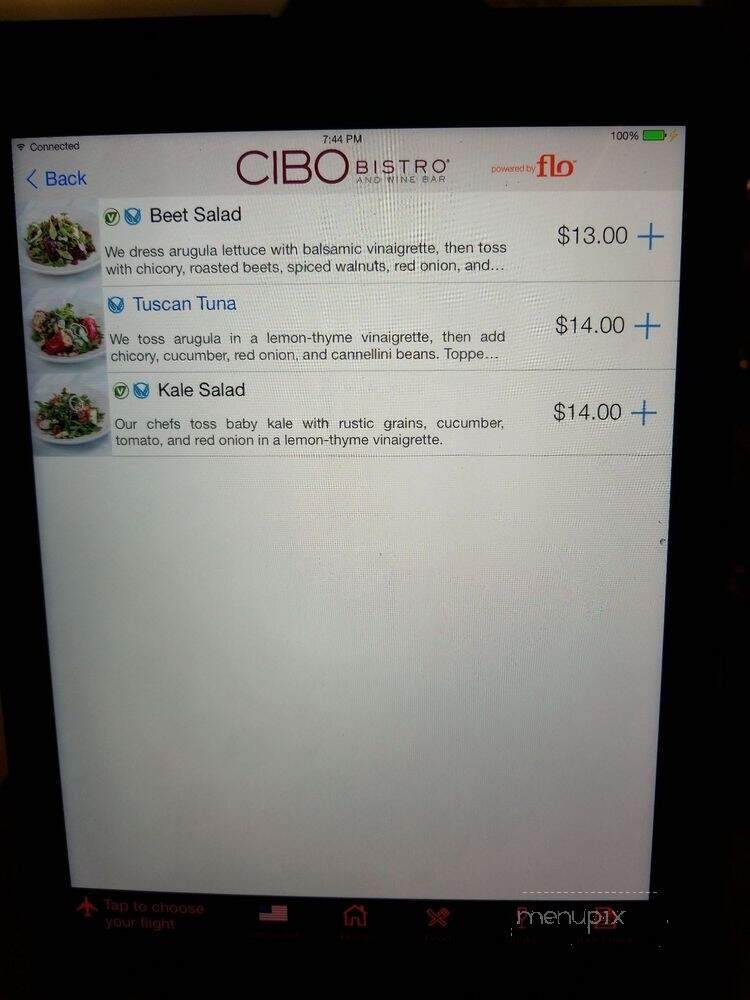 CIBO Bistro Wine Bar - Philadelphia, PA menu_pic