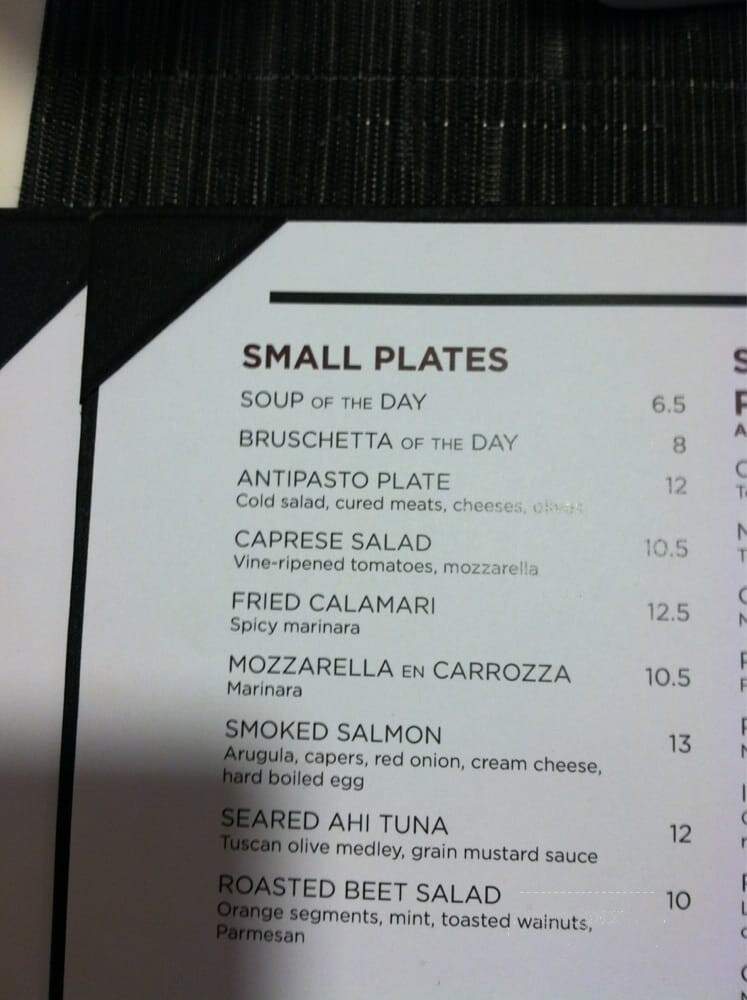 CIBO Bistro Wine Bar - Philadelphia, PA menu_pic