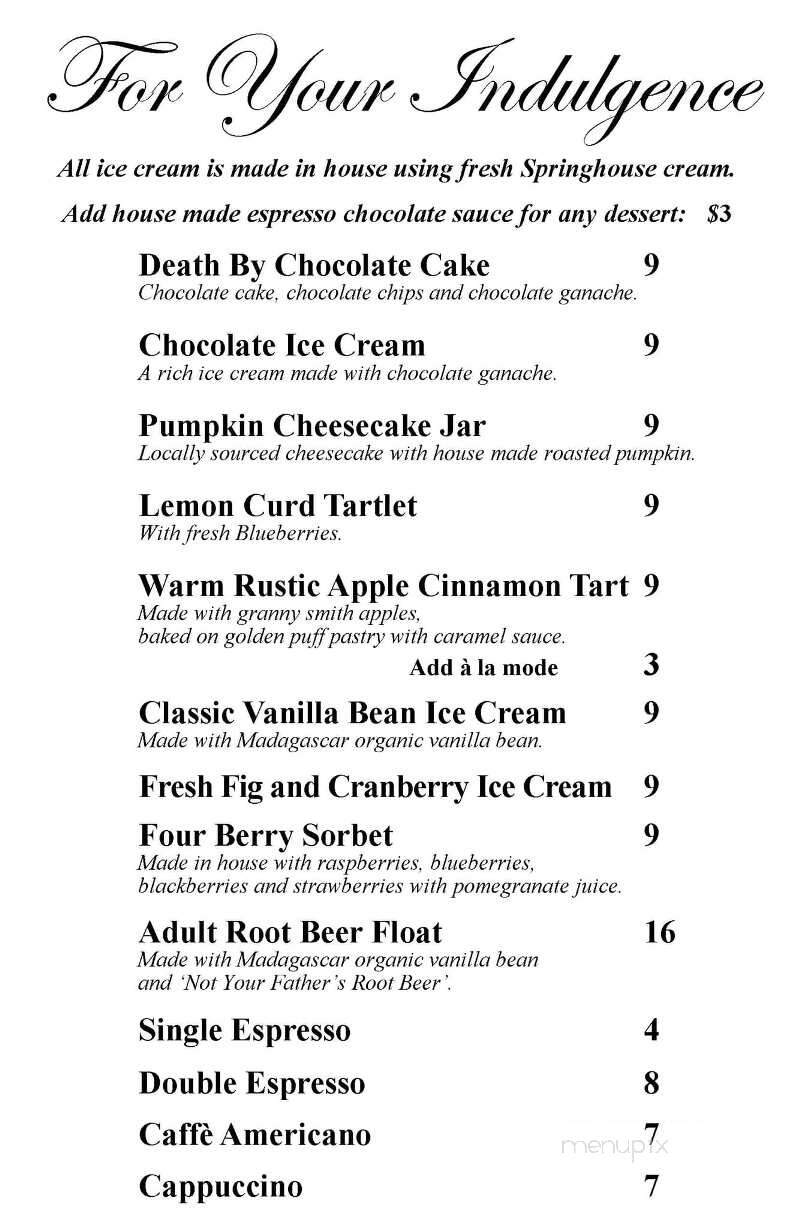 Latitude 48 - Finleyville, PA menu_pic