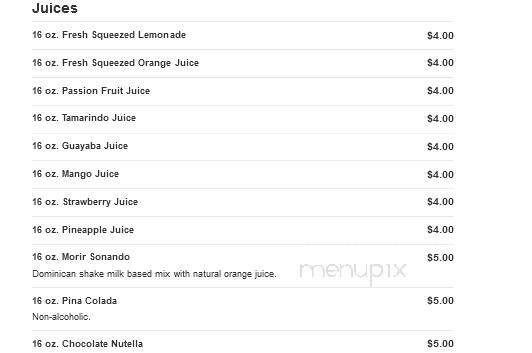 Caribe Blue Restaurant - Kansas City, KS menu_pic
