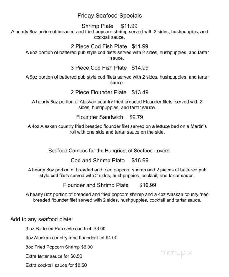 Daddy D's BBQ - Benson, NC menu_pic