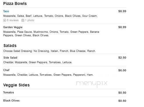 East of Chicago - Brunswick, OH menu_pic