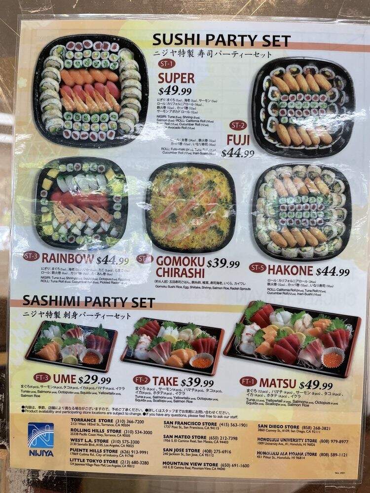 Nijiya Market - Mountain View, CA menu_pic