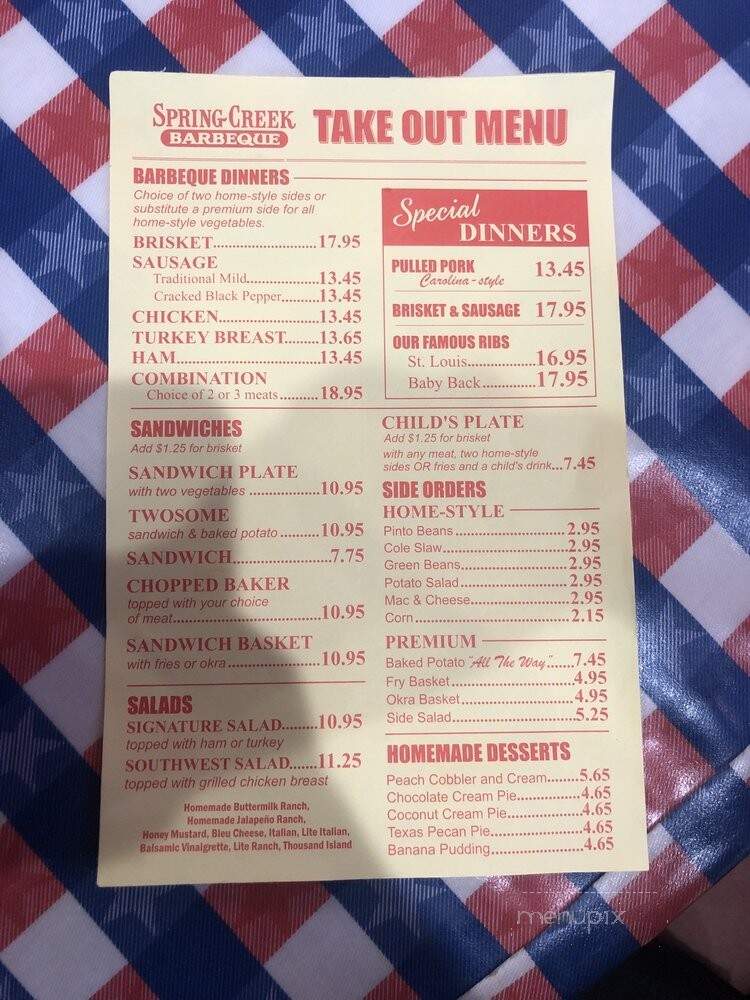 Spring Creek Barbeque - Katy, TX