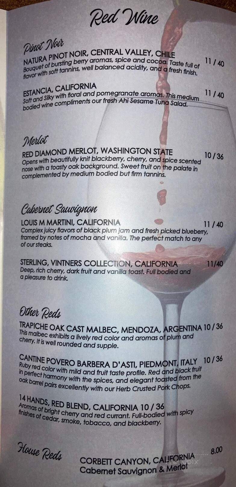 Stone Ridge Tavern - Asheville, NC menu_pic