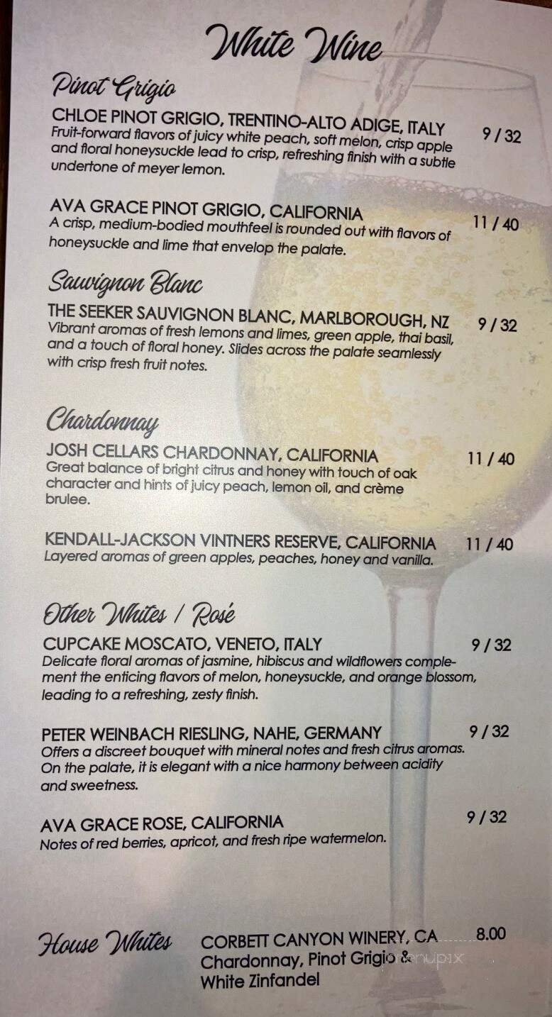 Stone Ridge Tavern - Asheville, NC menu_pic