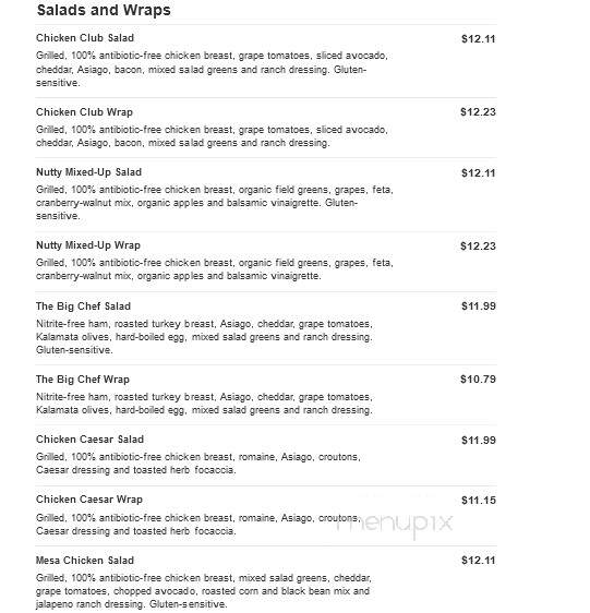 Jason's Deli - Franklin, TN menu_pic
