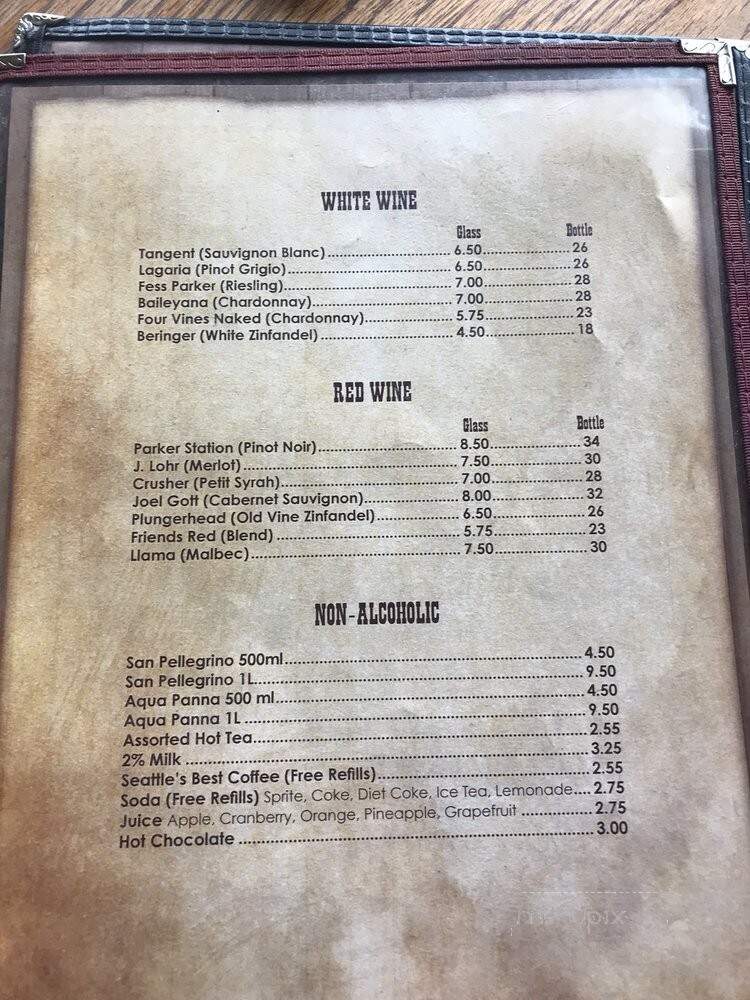 Badwater Saloon - Death Valley, CA menu_pic