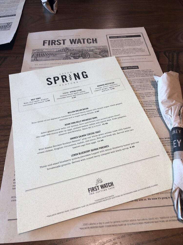 First Watch - Vero Beach, FL menu_pic