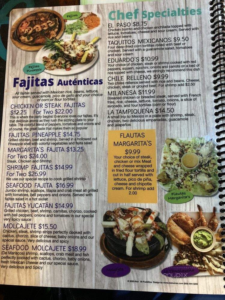 Margaritas Mexican Restaurant & Cantina - Murfreesboro, TN menu_pic