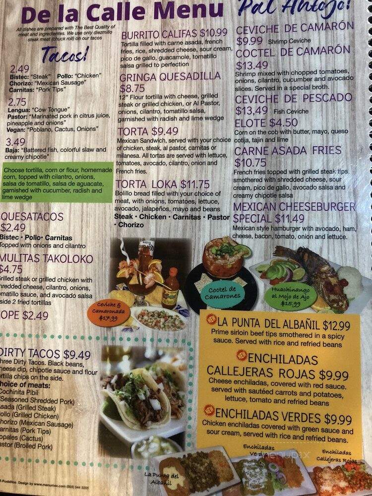 Margaritas Mexican Restaurant & Cantina - Murfreesboro, TN menu_pic