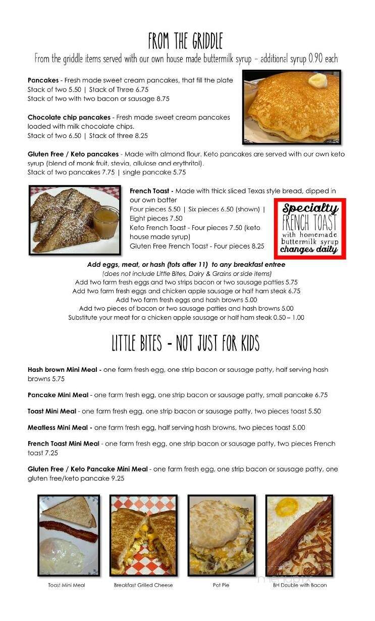 Black Hills Diner - Belle Fourche, SD menu_pic