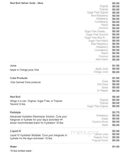 Sandos - Spokane, WA menu_pic