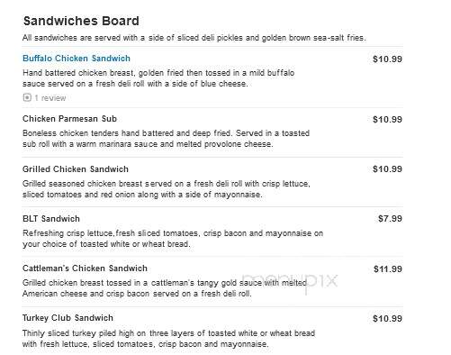 Venus II - Marshfield, MA menu_pic