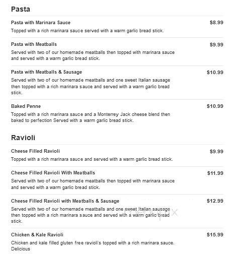 Venus II - Marshfield, MA menu_pic
