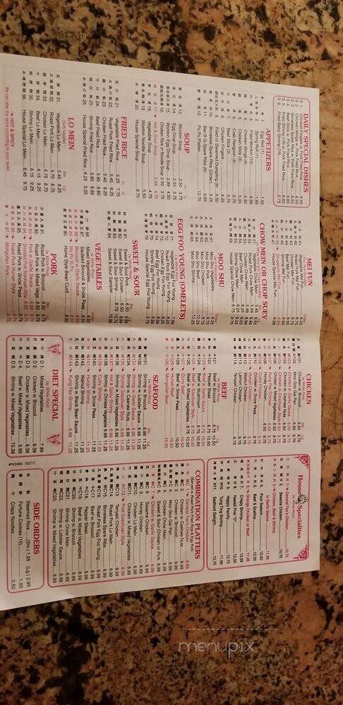 New China - Punta Gorda, FL menu_pic