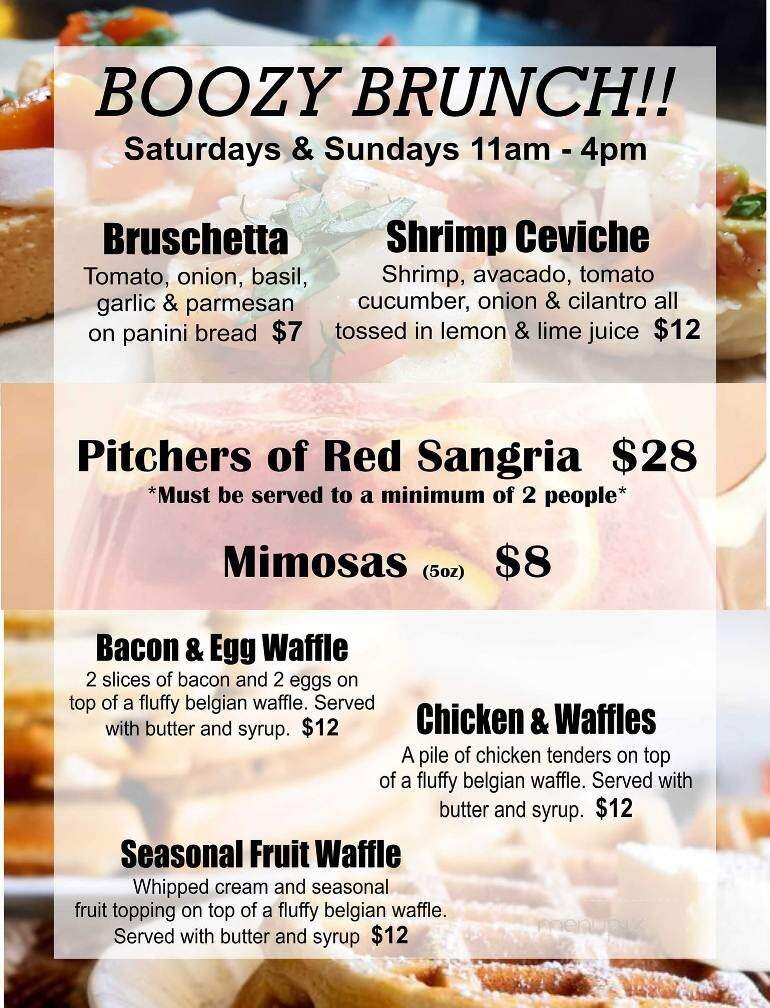 Sandcastle Bar & Grill - Surrey, BC menu_pic