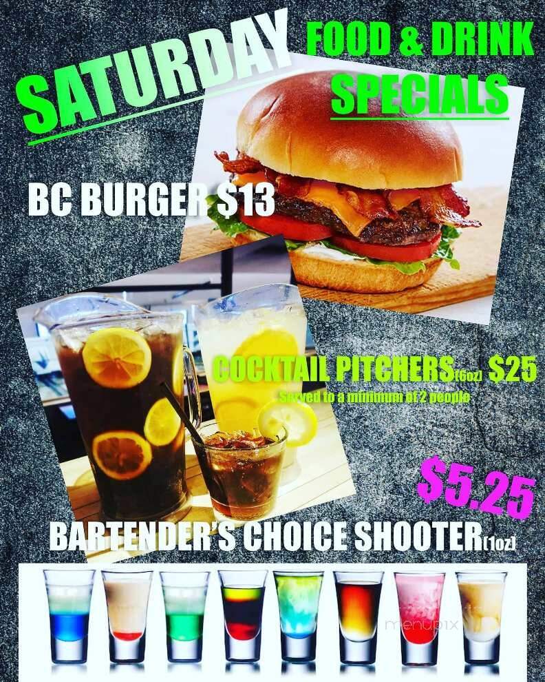 Sandcastle Bar & Grill - Surrey, BC menu_pic