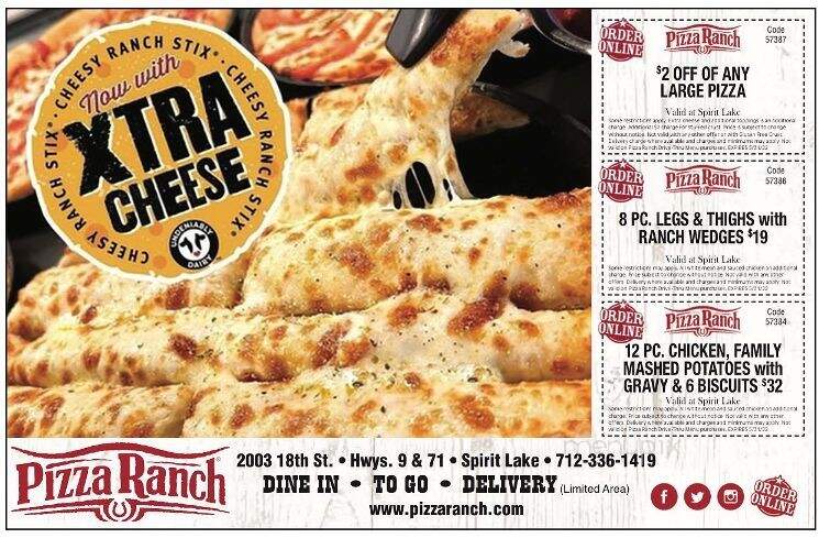 Pizza Ranch - Spirit Lake, IA menu_pic