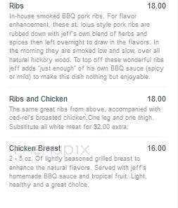 Ced-Rel Supper Club - Cedar Rapids, IA menu_pic