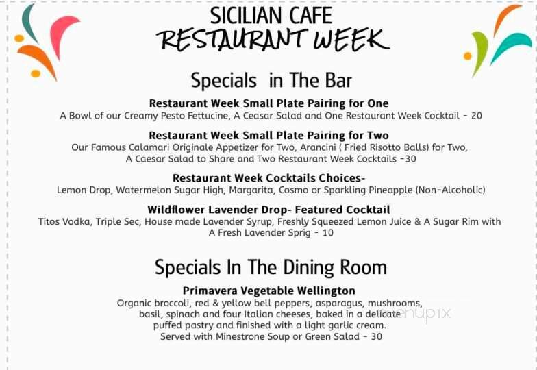 Sicilian Cafe - Chico, CA