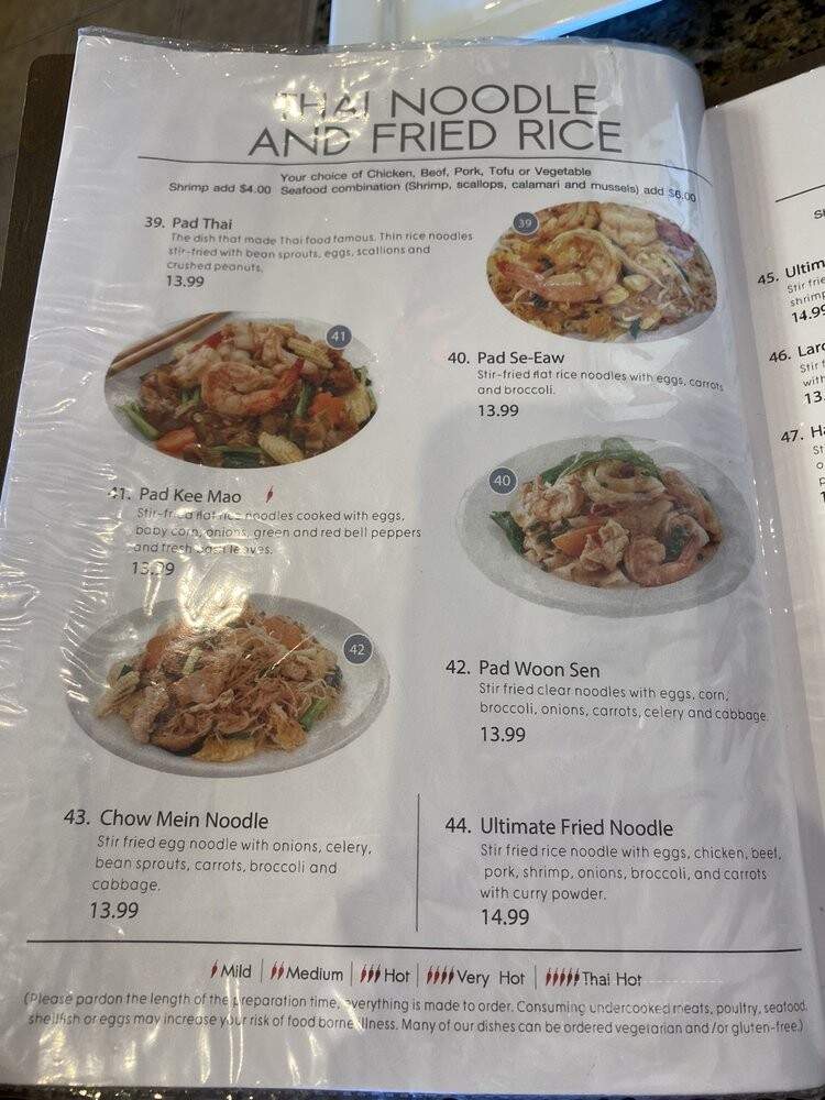 Yuma Thai Cuisine - Yuma, AZ menu_pic
