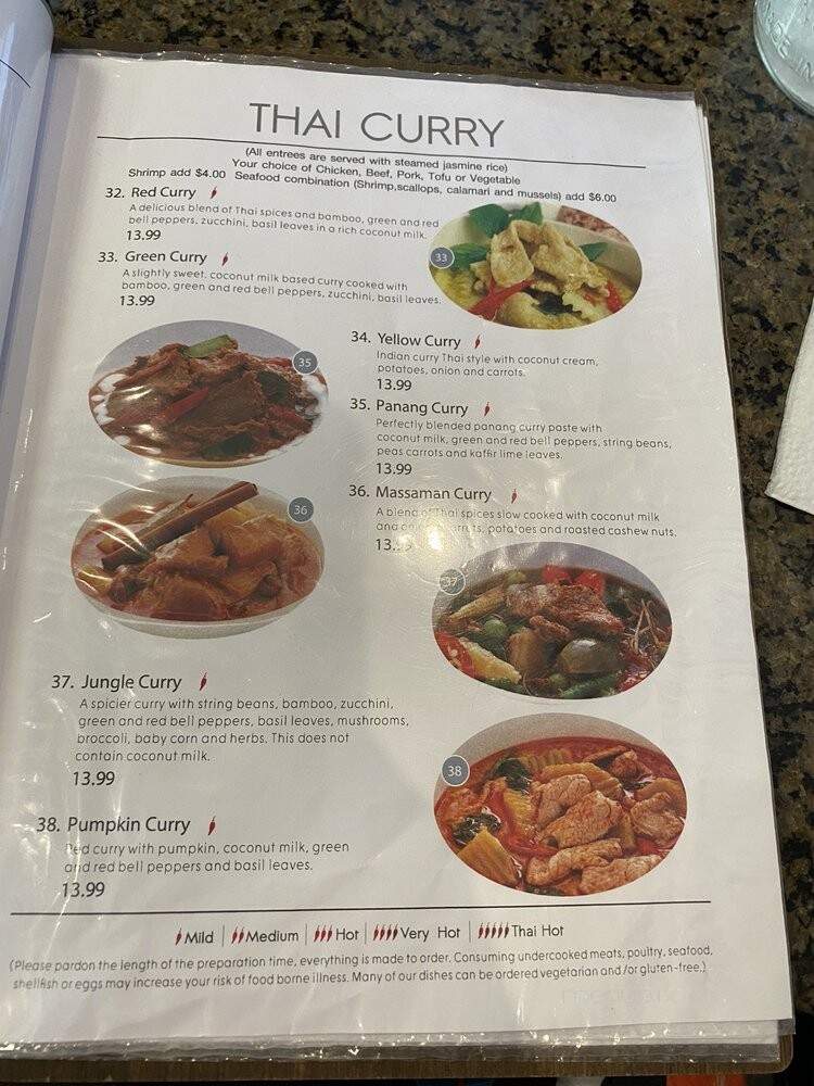 Yuma Thai Cuisine - Yuma, AZ menu_pic