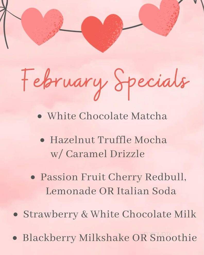 Overflow Coffee - Kelseyville, CA menu_pic