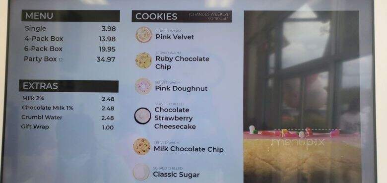Crumbl Cookies - Manassas, VA menu_pic