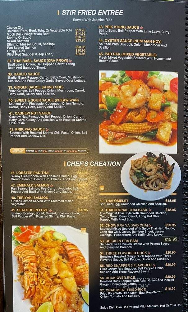 Tawan - Carlisle, PA menu_pic