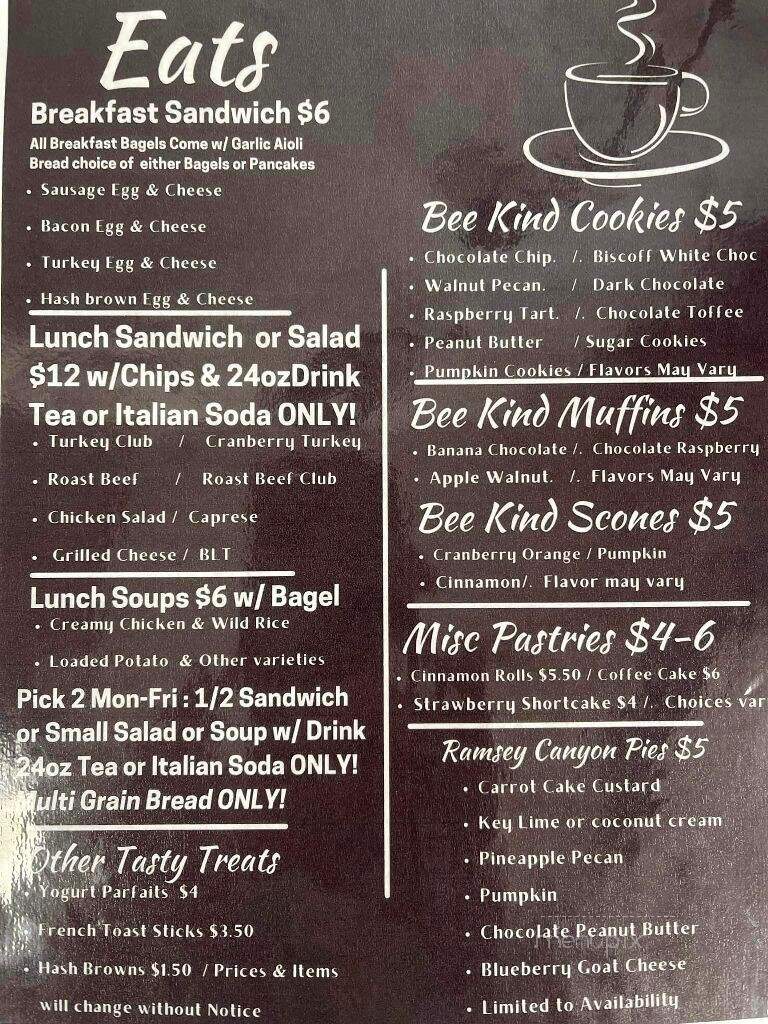 Prickly's Cafe - Sierra Vista, AZ menu_pic