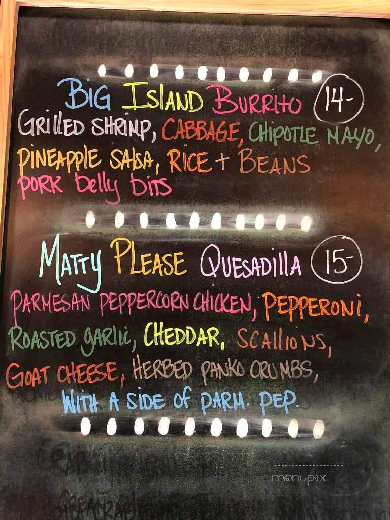 Taco Shop - Burrillville, RI menu_pic