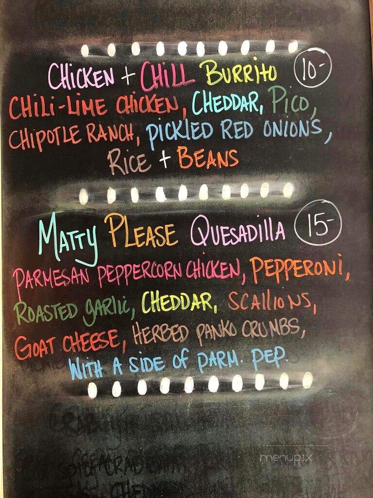 Taco Shop - Burrillville, RI menu_pic