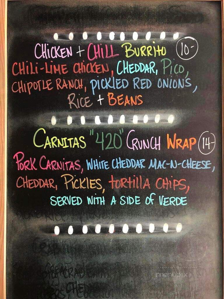 Taco Shop - Burrillville, RI menu_pic