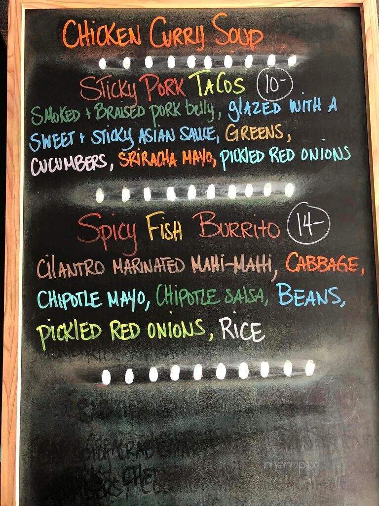 Taco Shop - Burrillville, RI menu_pic