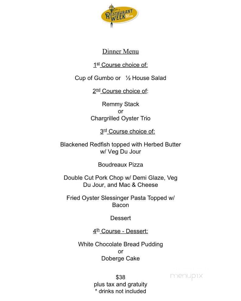 Katie's Restaurant & Bar - New Orleans, LA menu_pic