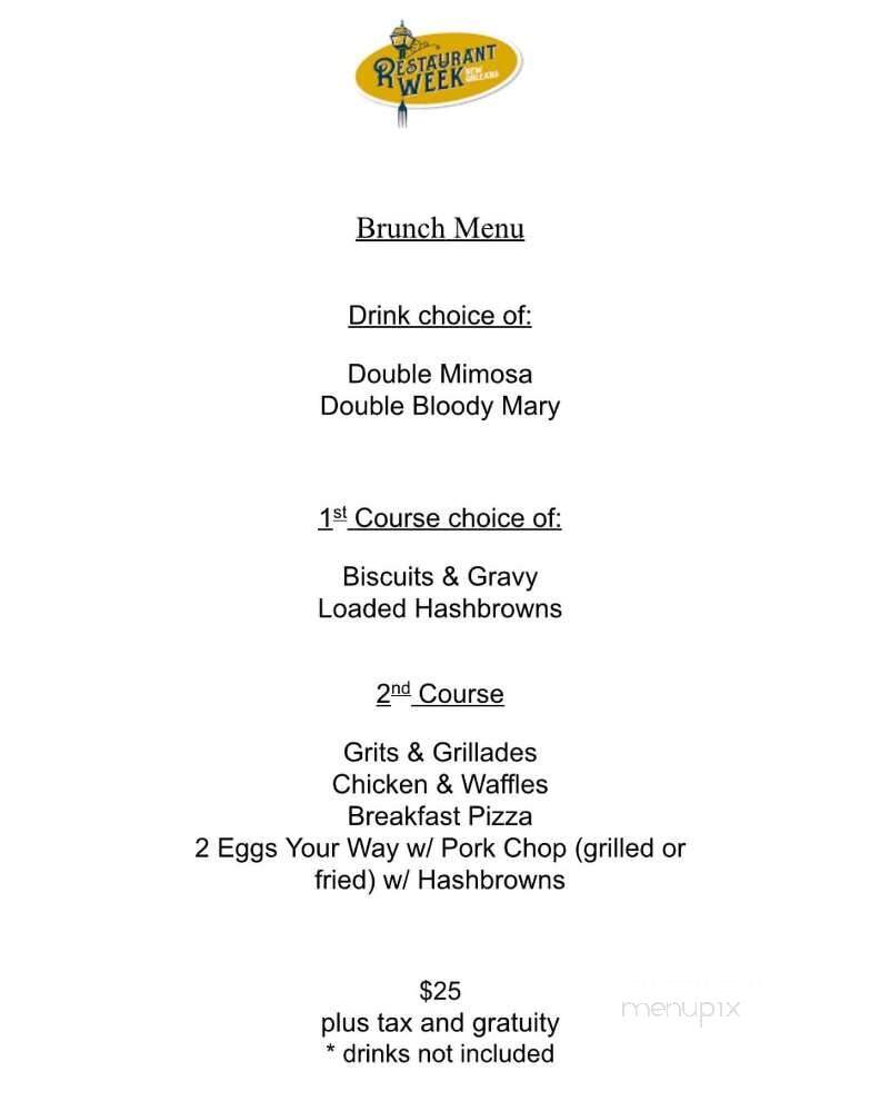 Katie's Restaurant & Bar - New Orleans, LA menu_pic