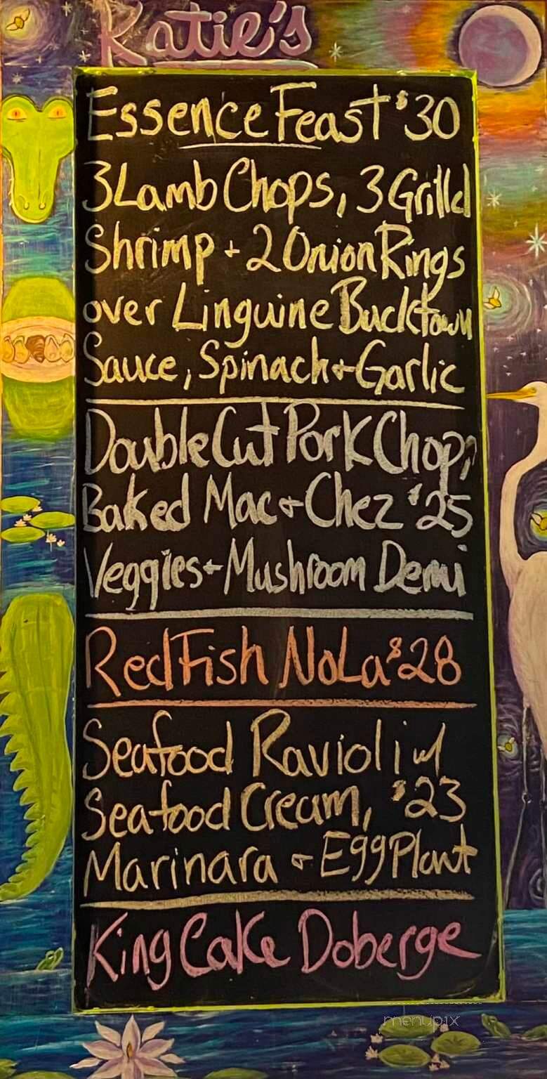 Katie's Restaurant & Bar - New Orleans, LA menu_pic