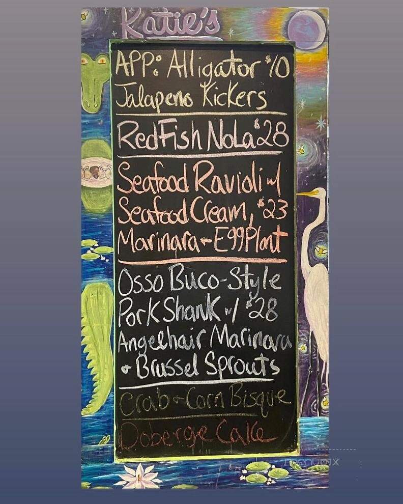Katie's Restaurant & Bar - New Orleans, LA menu_pic