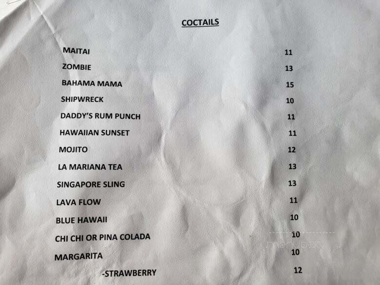 La Mariana Restaurant & Bar - Honolulu, HI menu_pic