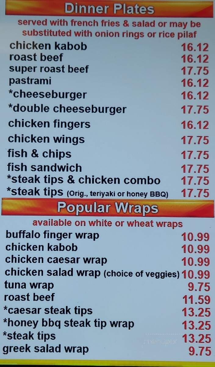 Giovanni's Pizza - Peabody, MA menu_pic