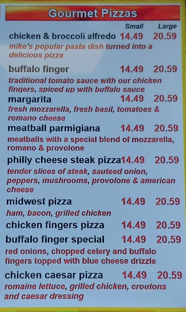 Giovanni's Pizza - Peabody, MA menu_pic
