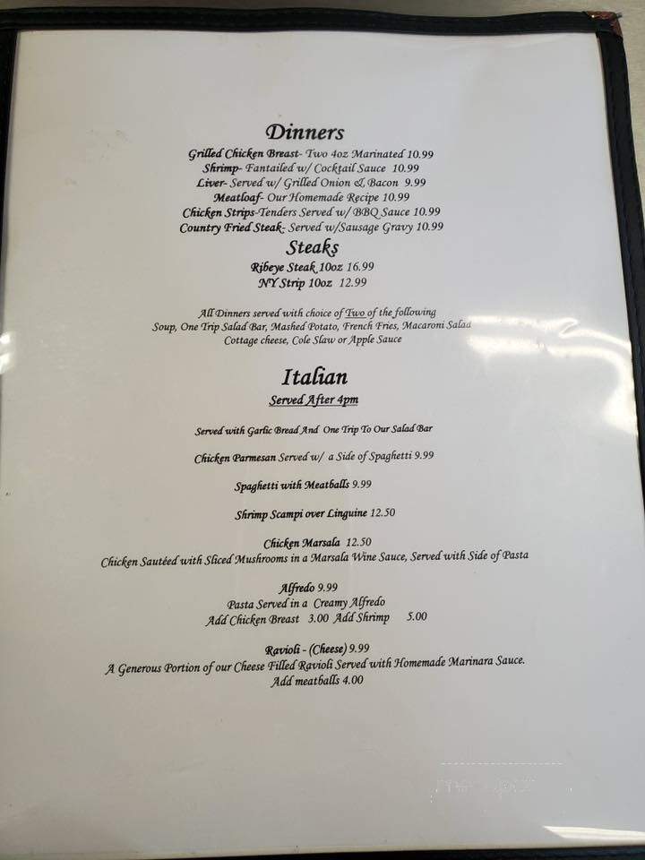 Blue Ribbon Diner - Montour Falls, NY menu_pic