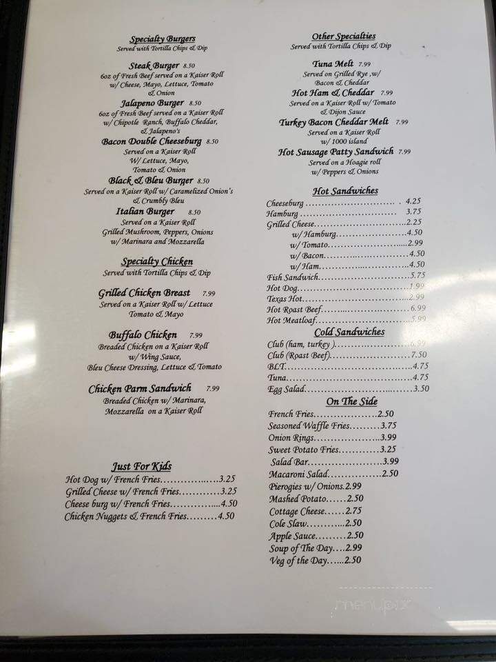 Blue Ribbon Diner - Montour Falls, NY menu_pic