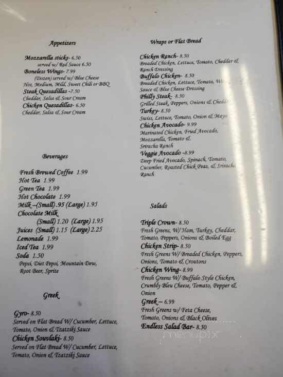 Blue Ribbon Diner - Montour Falls, NY menu_pic