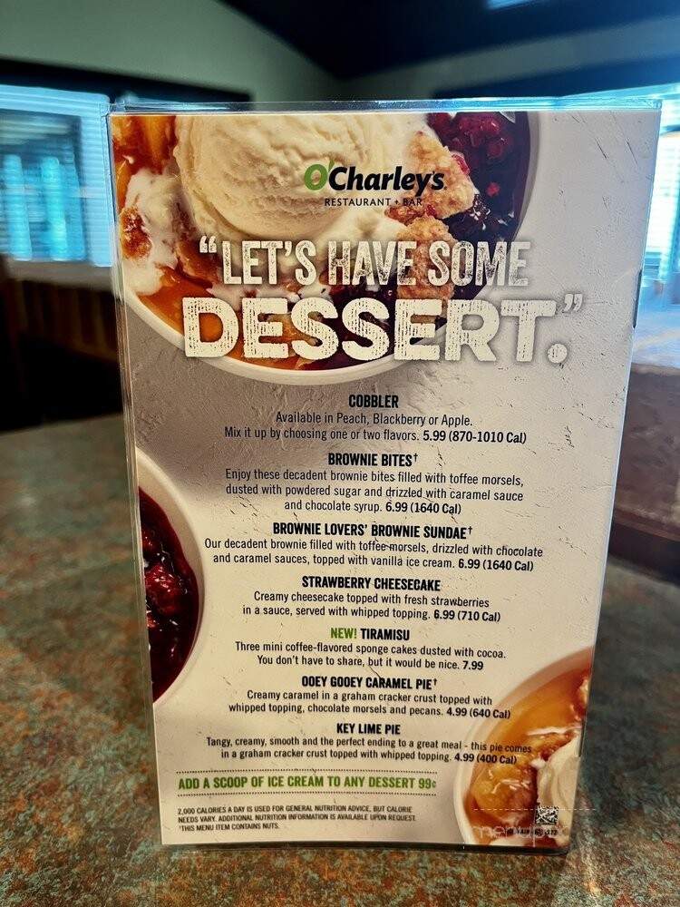 O'Charley's - Daphne, AL menu_pic